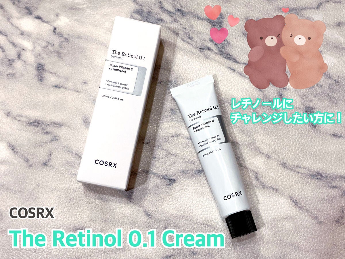 RXザ・レチノール0.1クリーム/COSRX/フェイスクリームを使ったクチコミ(1枚目)
