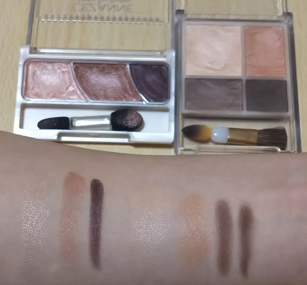 エアリータッチシャドウ/CEZANNE/アイシャドウパレットを使ったクチコミ（2枚目）