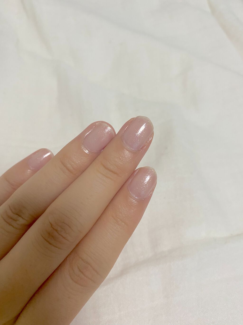 カラーベースコート ゼロ/uka/オールインワンネイルを使ったクチコミ(2枚目)