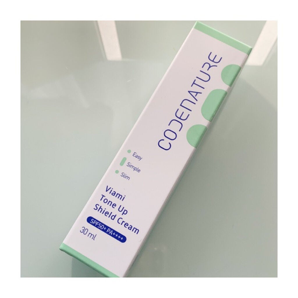 ビアミトーンアップシールドクリーム/CODENATURE/化粧下地を使ったクチコミ(2枚目)