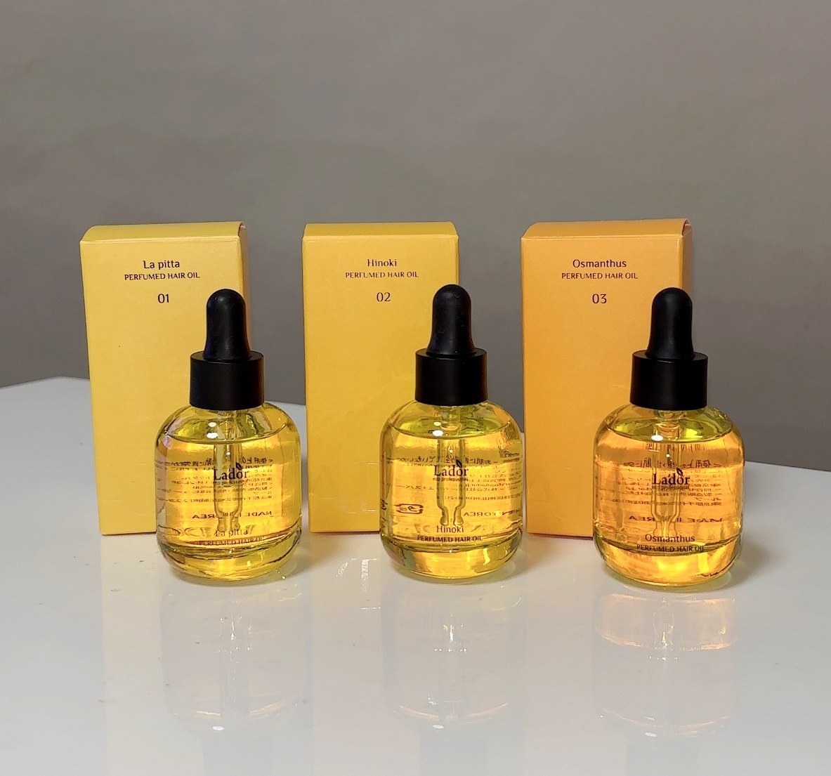 パフュームヘアオイル ヒノキ/La'dor/ヘアオイルを使ったクチコミ（1枚目）