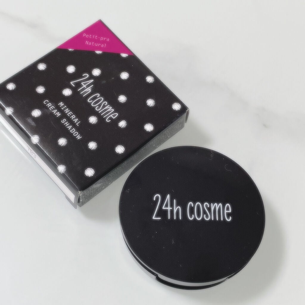 24 ミネラルクリームシャドー/24h cosme/ジェル・クリームアイシャドウを使ったクチコミ(2枚目)