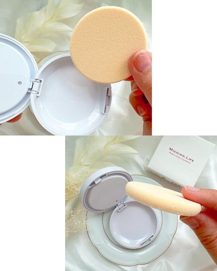 パーフェクトシフォンファンデーション/MICHIKO.LIFE/パウダーファンデーションを使ったクチコミ(3枚目)