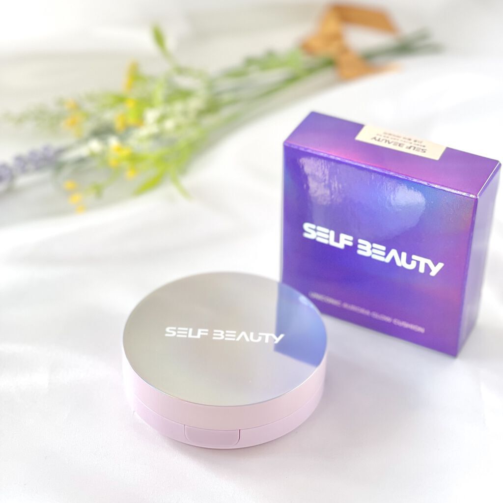 ユニコーン オーロラ光彩クッション/SELF BEAUTY/クッションファンデーションを使ったクチコミ（2枚目）