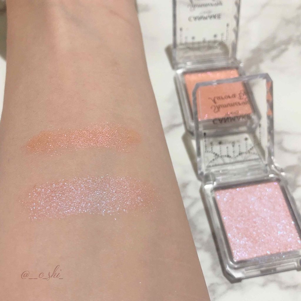 シマリングオーロラアイズ/キャンメイク/単色アイシャドウを使ったクチコミ(4枚目)