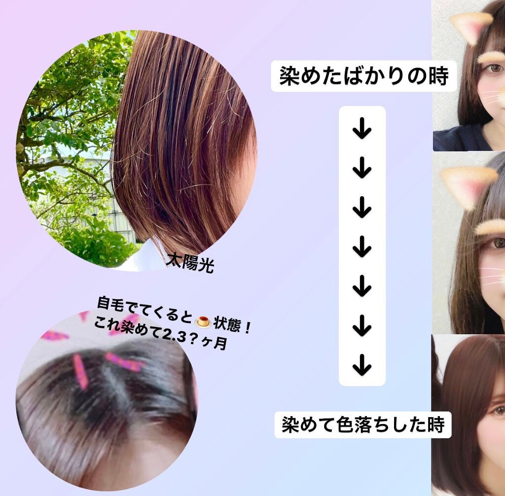 ホイップヘアカラー/ビューティラボ/ヘアカラーを使ったクチコミ(2枚目)