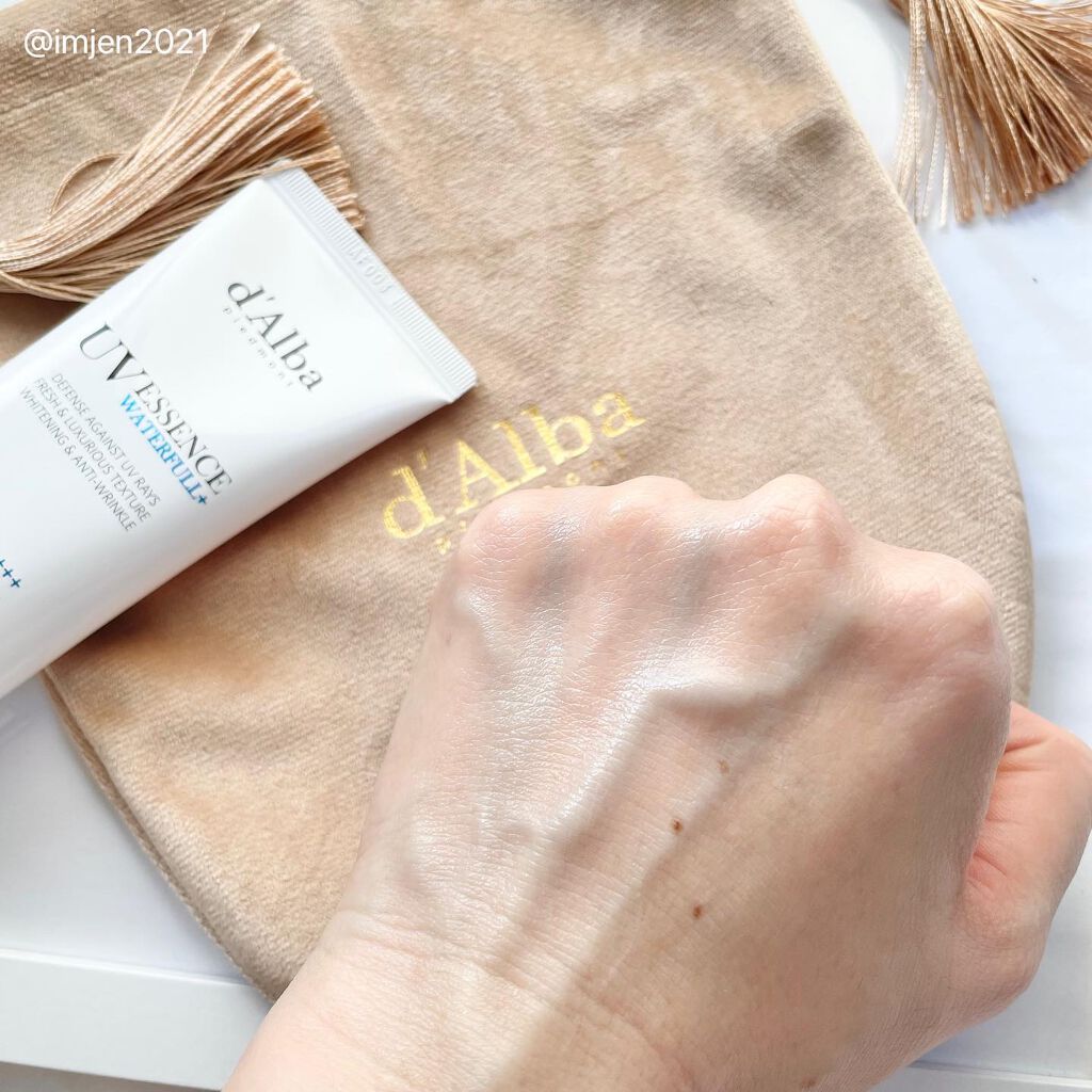 ダルバ ウォータフル エッセンス サンクリーム/ダルバ/日焼け止めクリームを使ったクチコミ（3枚目）