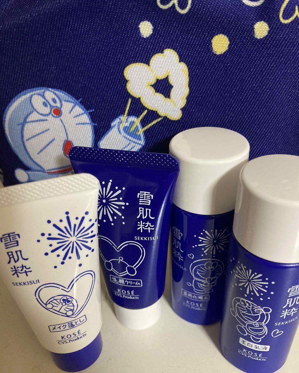 スキンケアセット D2(ドラえもん 50 周年限定デザイン)/雪肌粋/スキンケアキットを使ったクチコミ（2枚目）