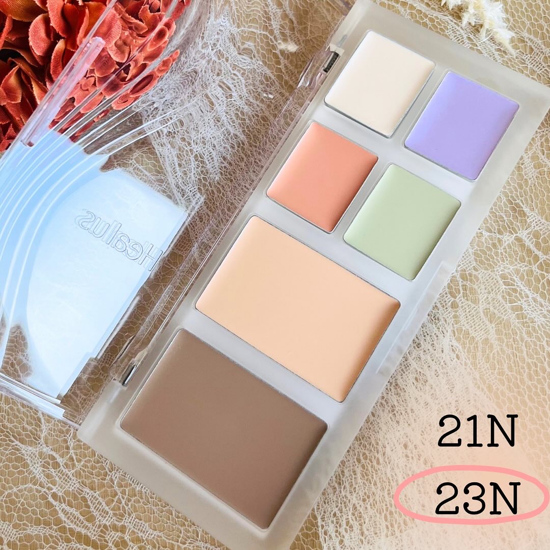 ブリージングコンシーラーパレット/Healus/パレットコンシーラーを使ったクチコミ（3枚目）