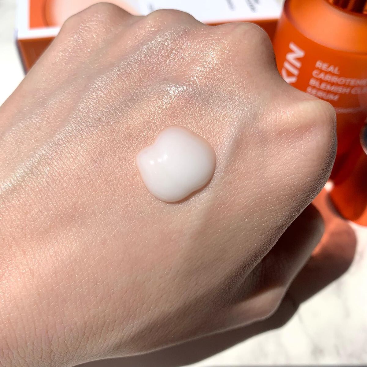 リアルカロテンブレミッシュクリアセラム/APRILSKIN/美容液を使ったクチコミ(4枚目)