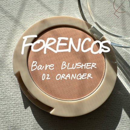 ベアブラッシャー パフ付き/フォレンコス/パウダーチークを使ったクチコミ(1枚目)