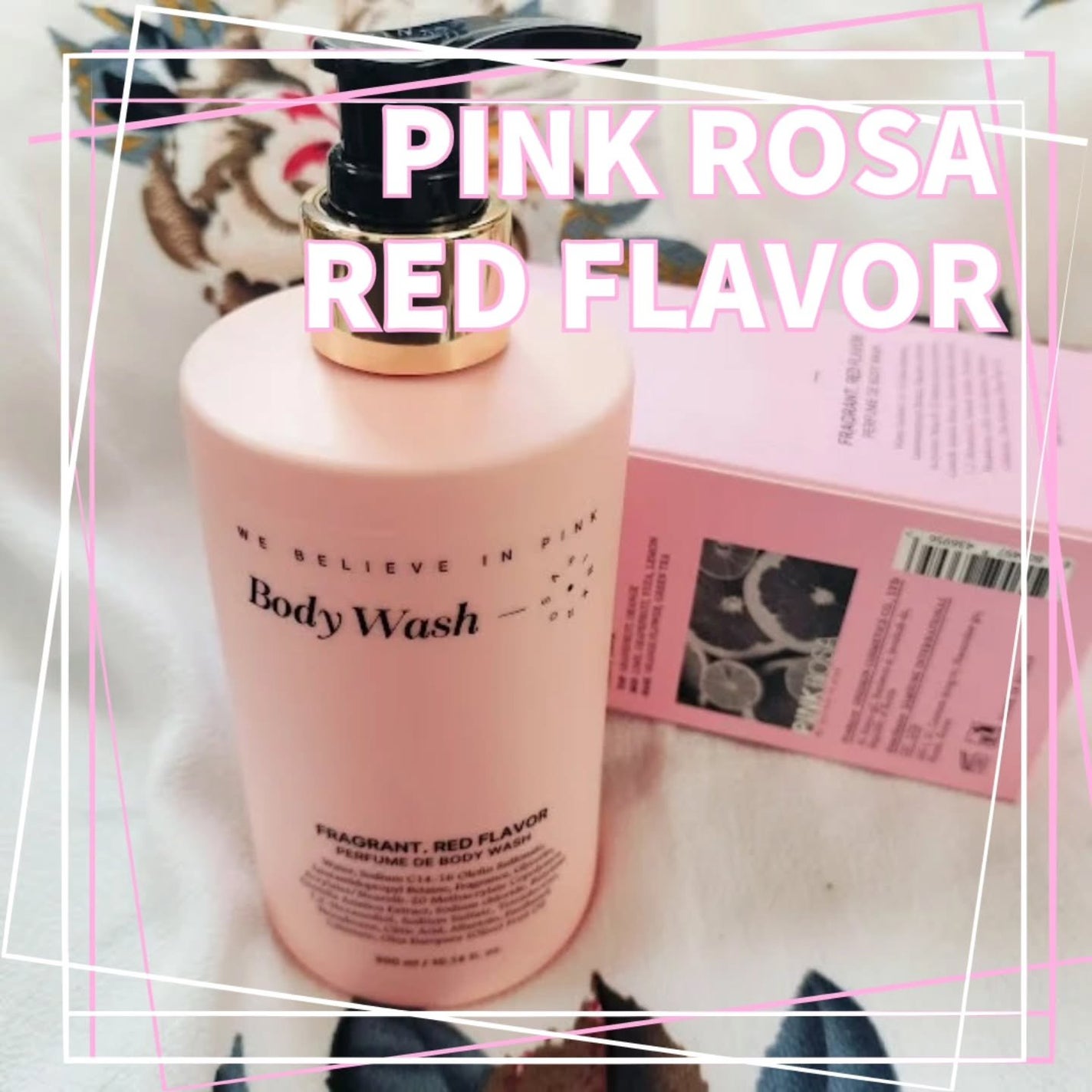 Bodywash REDフレーバー/PinkRosa/ボディソープを使ったクチコミ(1枚目)