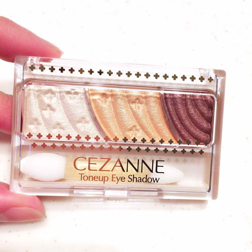 トーンアップアイシャドウ/CEZANNE/アイシャドウパレットを使ったクチコミ(1枚目)