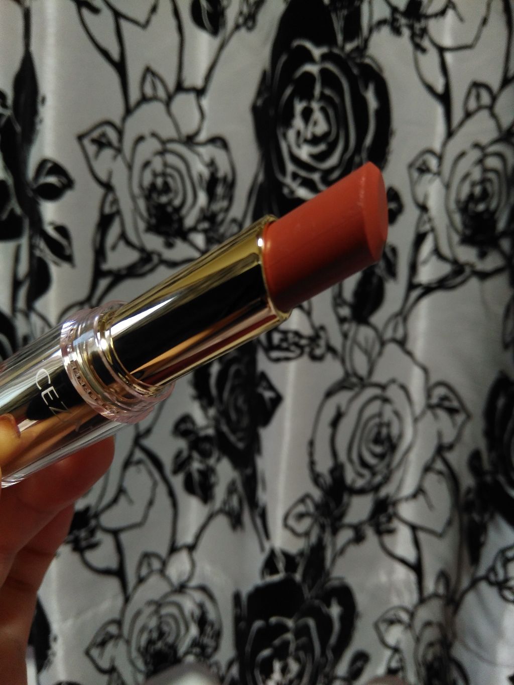 ラスティンググロスリップ/CEZANNE/口紅を使ったクチコミ（2枚目）