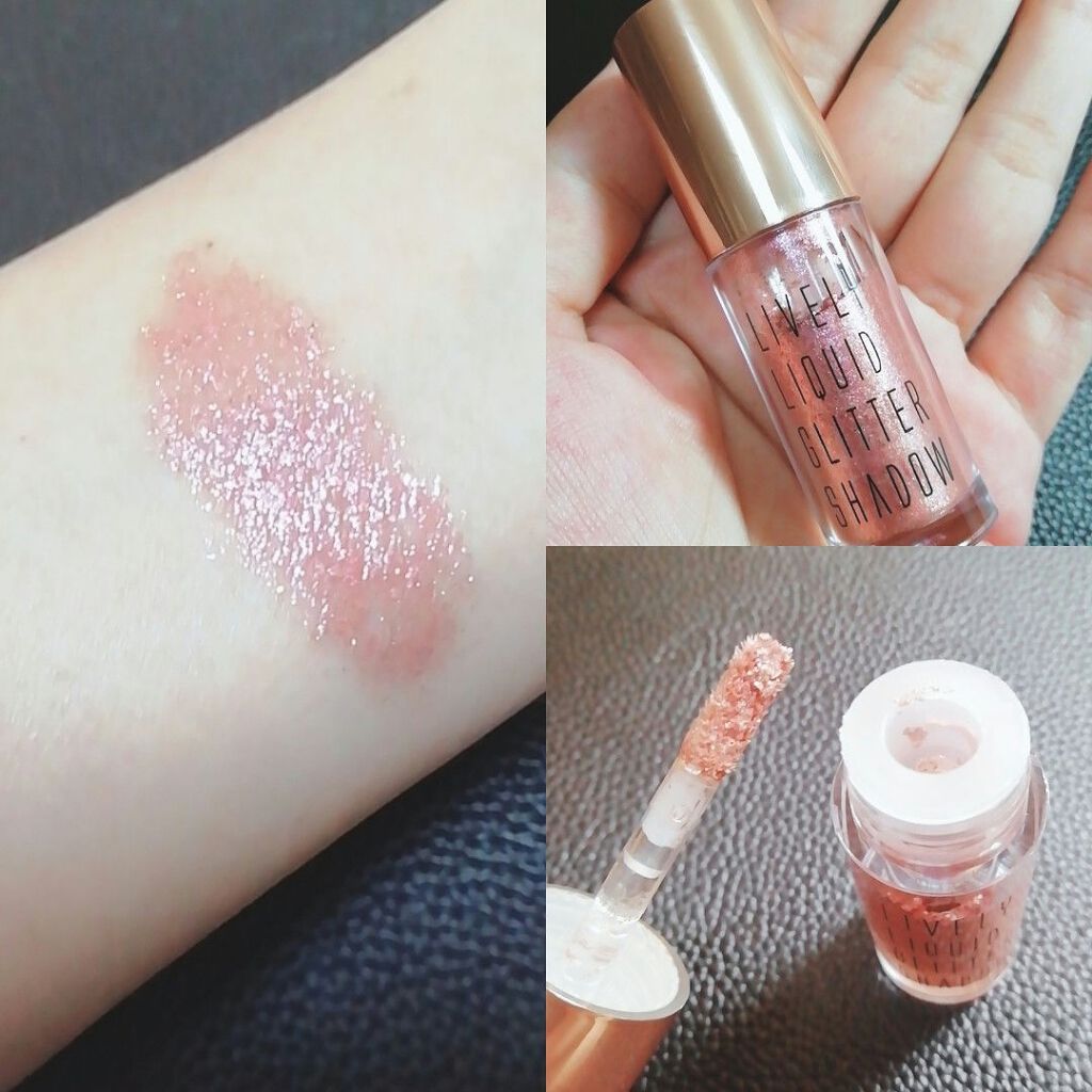 ライブリーリキッドグリッターシャドー/EGLIPS/グリッターを使ったクチコミ(2枚目)