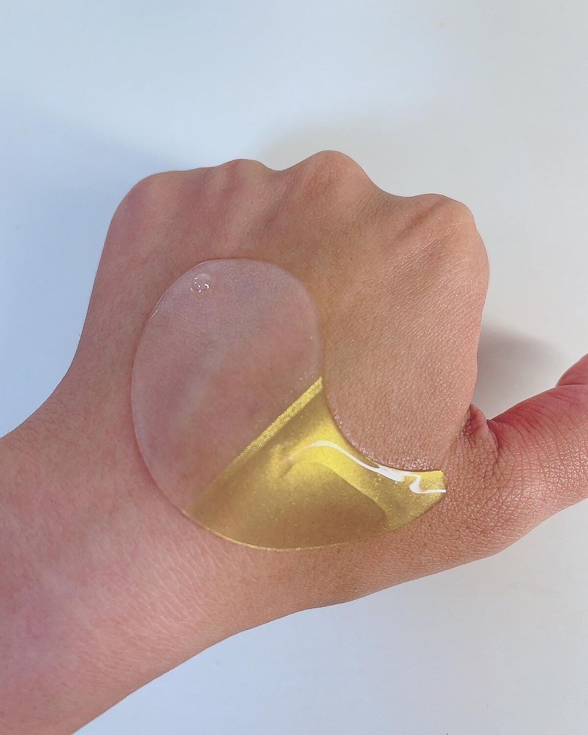 GOLD COLLAGEN DUAL EYE PATCH/SNP/アイケア・アイクリームを使ったクチコミ（3枚目）