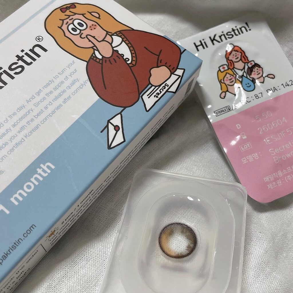 Secretive Kristen/Hapa kristin/カラーコンタクトレンズを使ったクチコミ(2枚目)