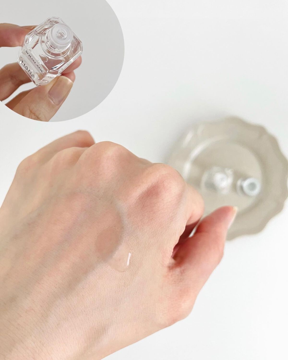 高品位「スクワラン」/HABA/フェイスオイルを使ったクチコミ（2枚目）