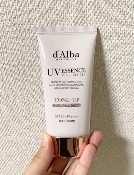 ウォータフルトーンアップサンクリーム/ダルバ/日焼け止めクリームを使ったクチコミ(1枚目)