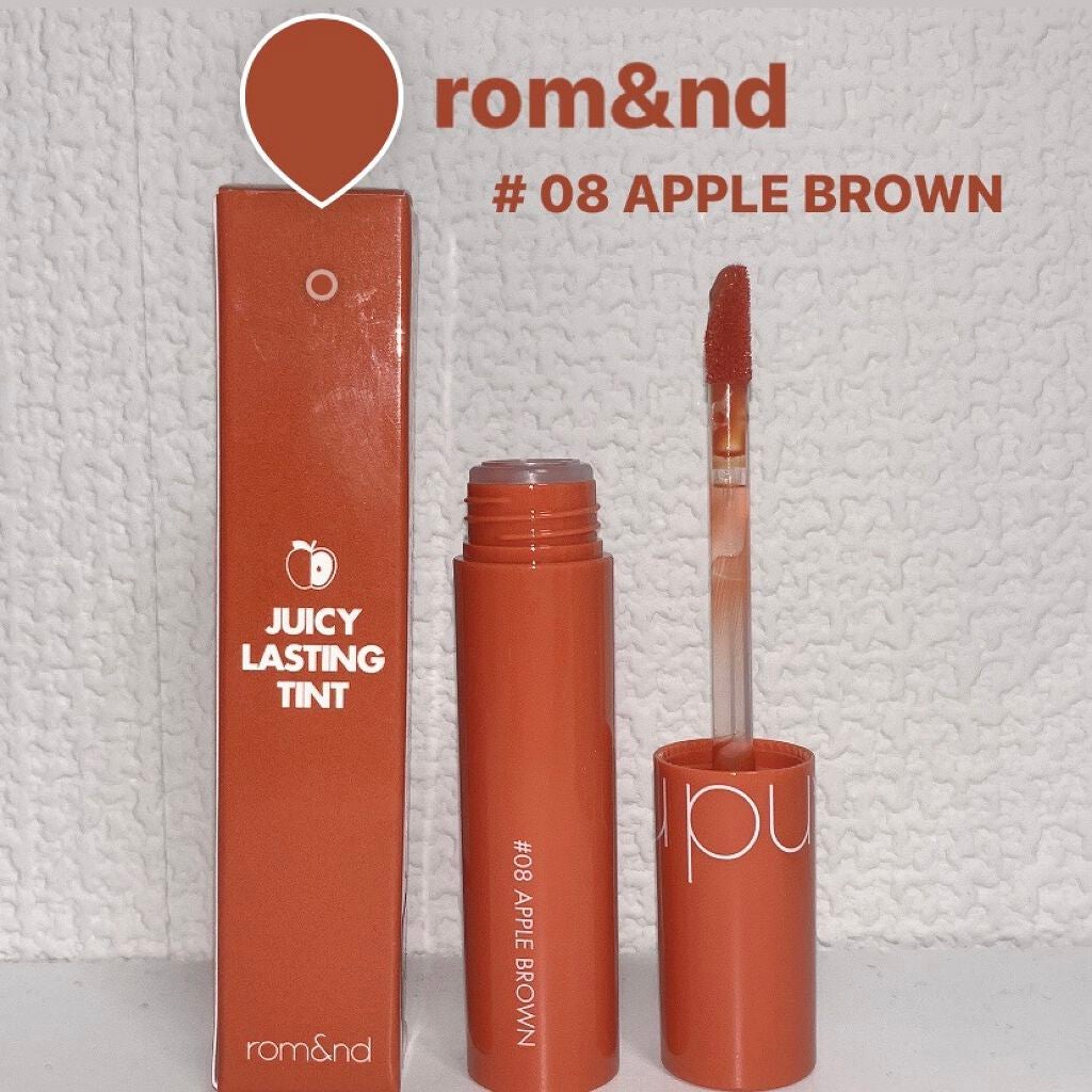 ジューシーラスティングティント/rom&nd/リップティントを使ったクチコミ(1枚目)