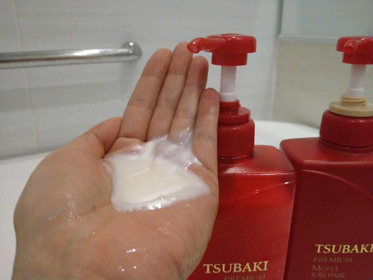 プレミアムモイスト シャンプー/ヘアコンディショナー/TSUBAKI/市販シャンプーを使ったクチコミ(2枚目)