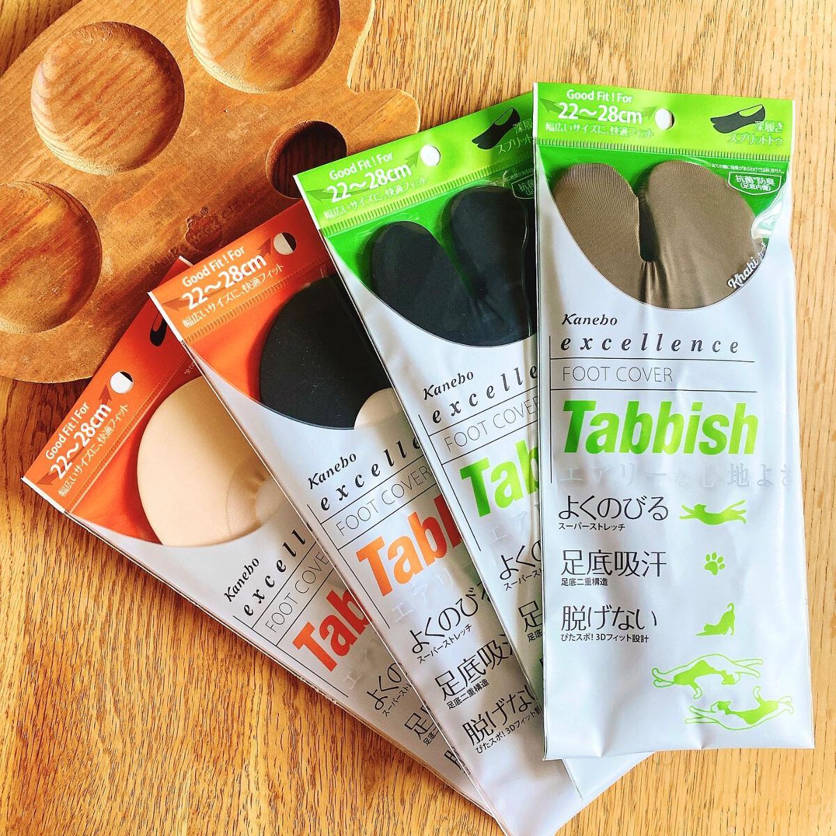 excellence Tabbish フットカバー(深履き足袋型)/excellence/その他を使ったクチコミ（1枚目）