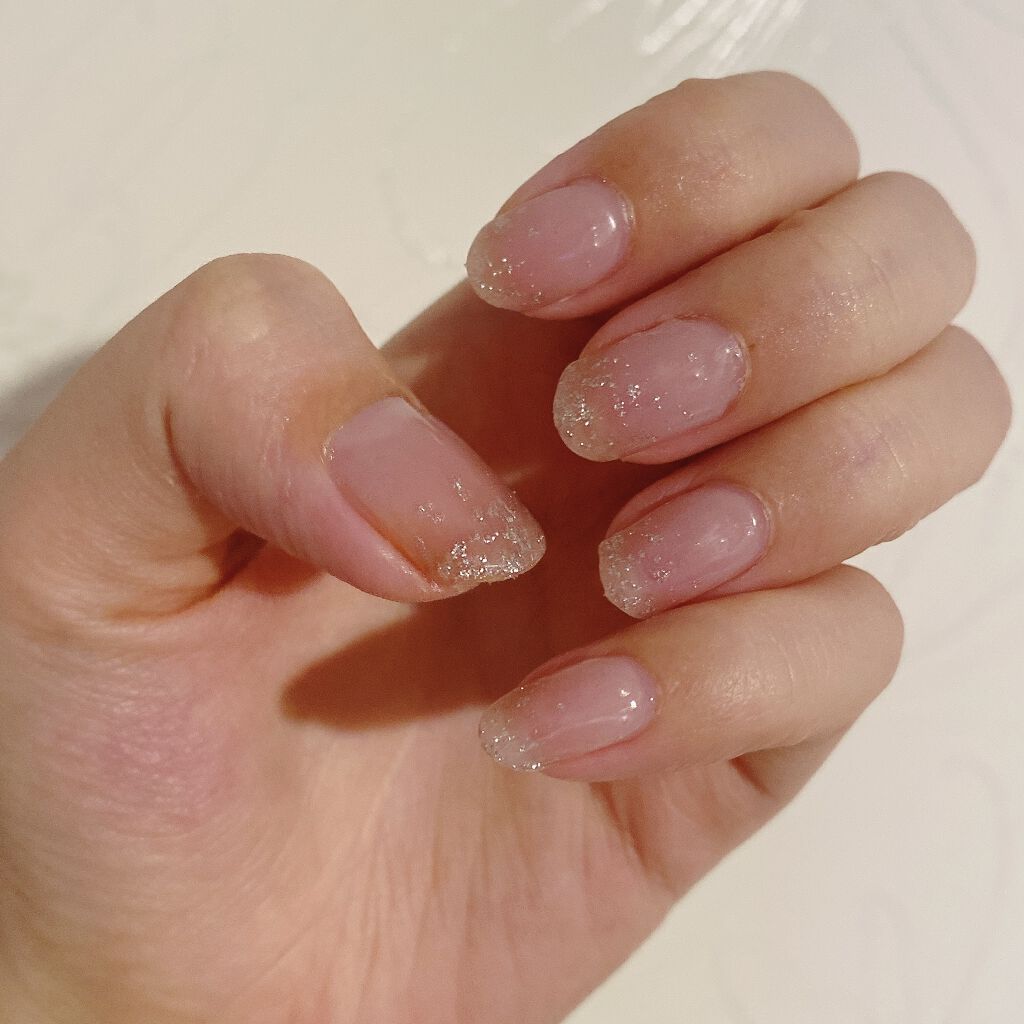 ネイルシール/Qoo10/ネイルシールを使ったクチコミ（3枚目）