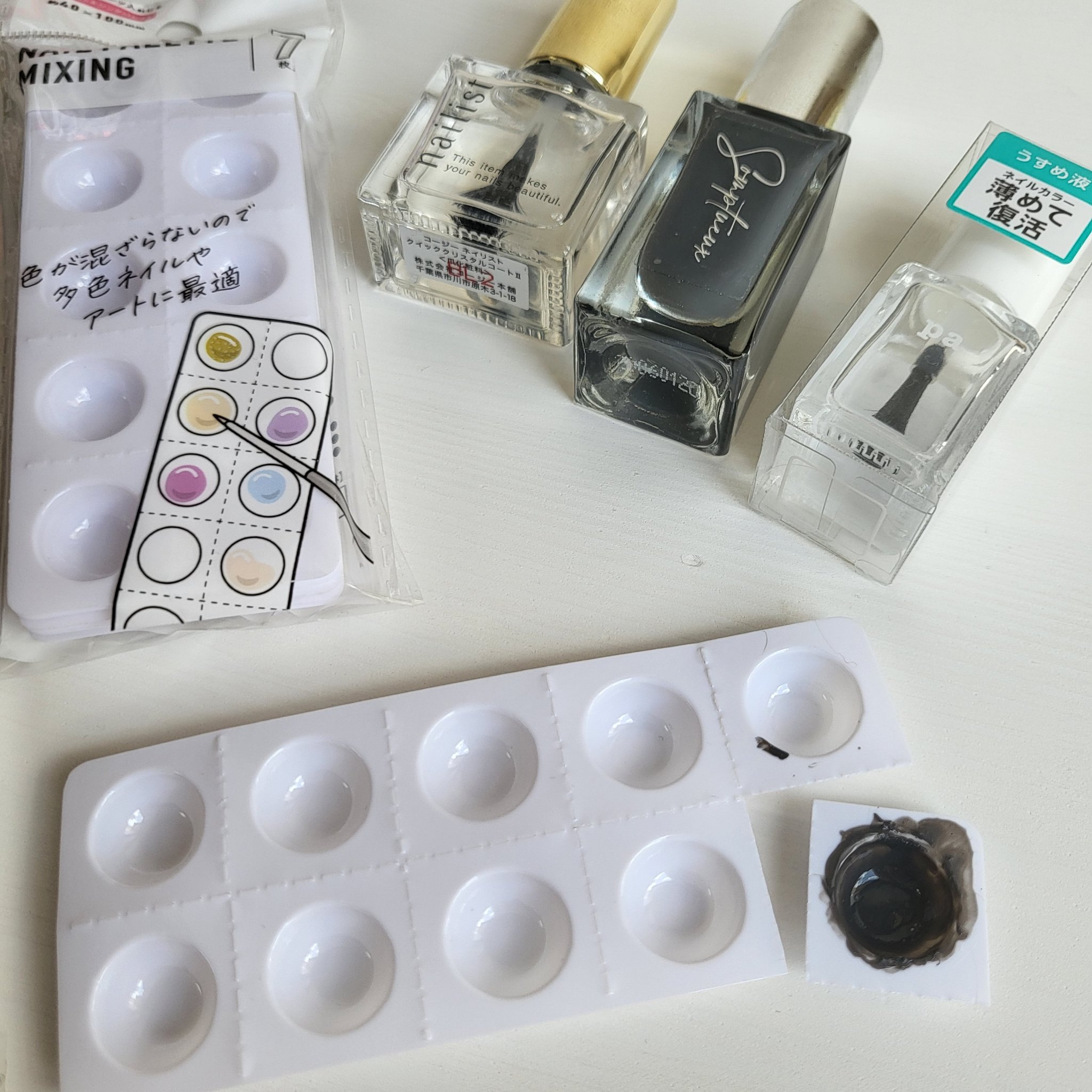 クイッククリスタルコートⅡ/ネイリスト/ネイルトップコートを使ったクチコミ（2枚目）