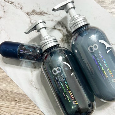 エイトザタラソ ユー CBD＆リフレッシング クレンズ 美容液シャンプー／CBD＆バランシング ダメージリペア 美容液ヘアトリートメント/エイトザタラソ/シャンプー・コンディショナーを使ったクチコミ（1枚目）