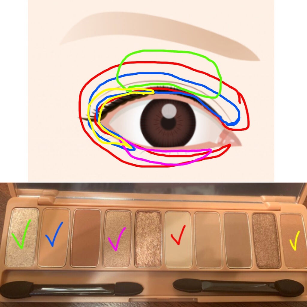 プレイカラー アイシャドウ/ETUDE/アイシャドウパレットを使ったクチコミ(3枚目)