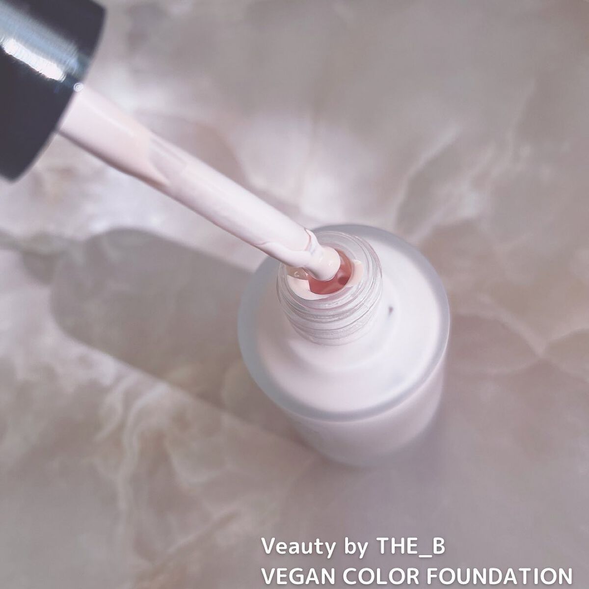 ヴィーガン カラーファンデーション/Veauty by THE_B/リキッドファンデーションを使ったクチコミ(2枚目)