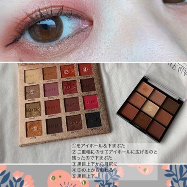 CHARM 16 COLOR EYESHADOW PALETTE/IMAGIC/パウダーアイシャドウを使ったクチコミ（2枚目）