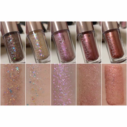 グリッタープリズム リキッド/MISSHA/グリッターを使ったクチコミ(2枚目)