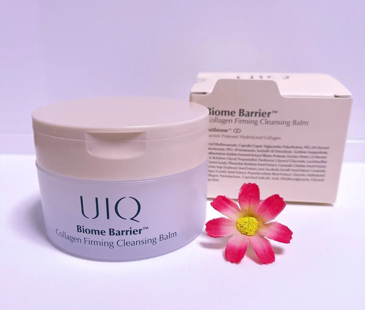 バイオームバリアコラーゲンファーミングクレンジングバーム/UIQ/クレンジングバームを使ったクチコミ(1枚目)