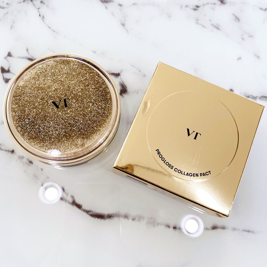 プログロス コラーゲンパクト/VT/クリーム・エマルジョンファンデーションを使ったクチコミ（1枚目）