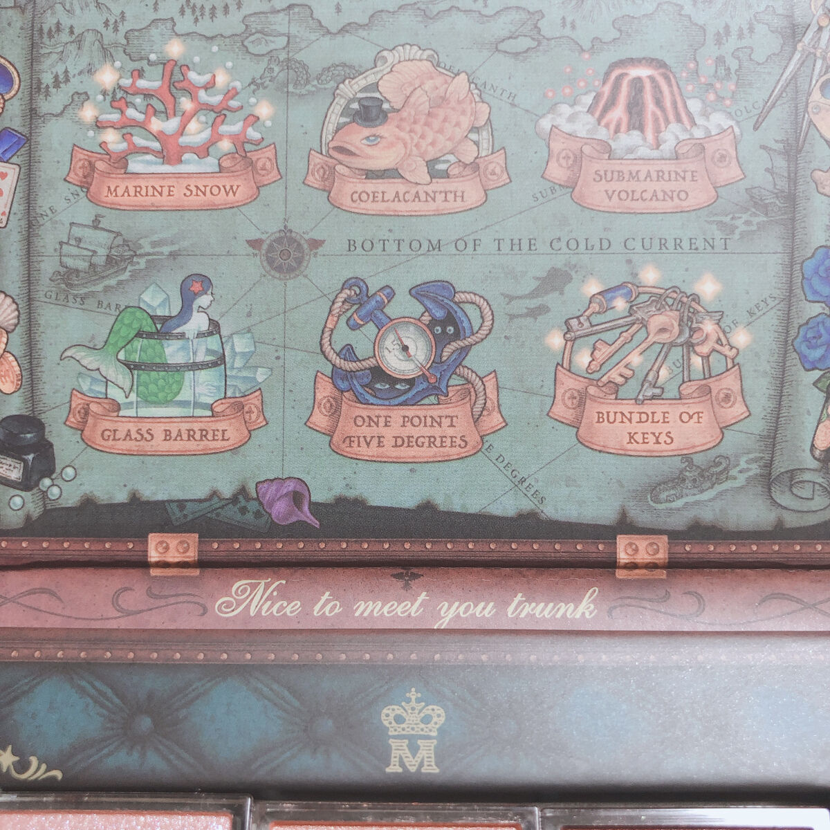 ナイストゥミーチュートランク ダスティピンク 寒流の底/MAJOLICA MAJORCA/アイシャドウパレットを使ったクチコミ（3枚目）