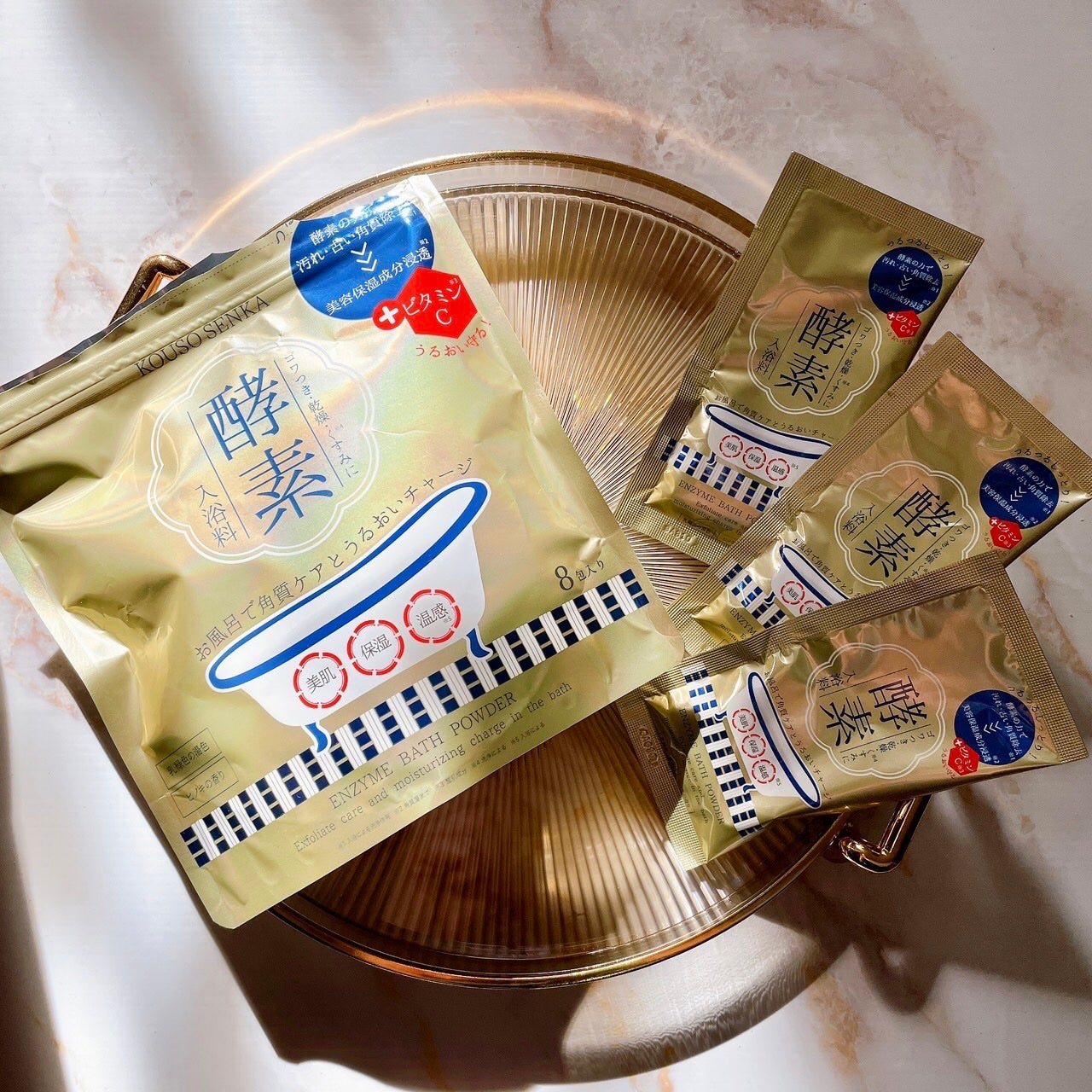 酵素スキンクリアバスパウダー/酵素専科/無機塩系入浴剤を使ったクチコミ(1枚目)