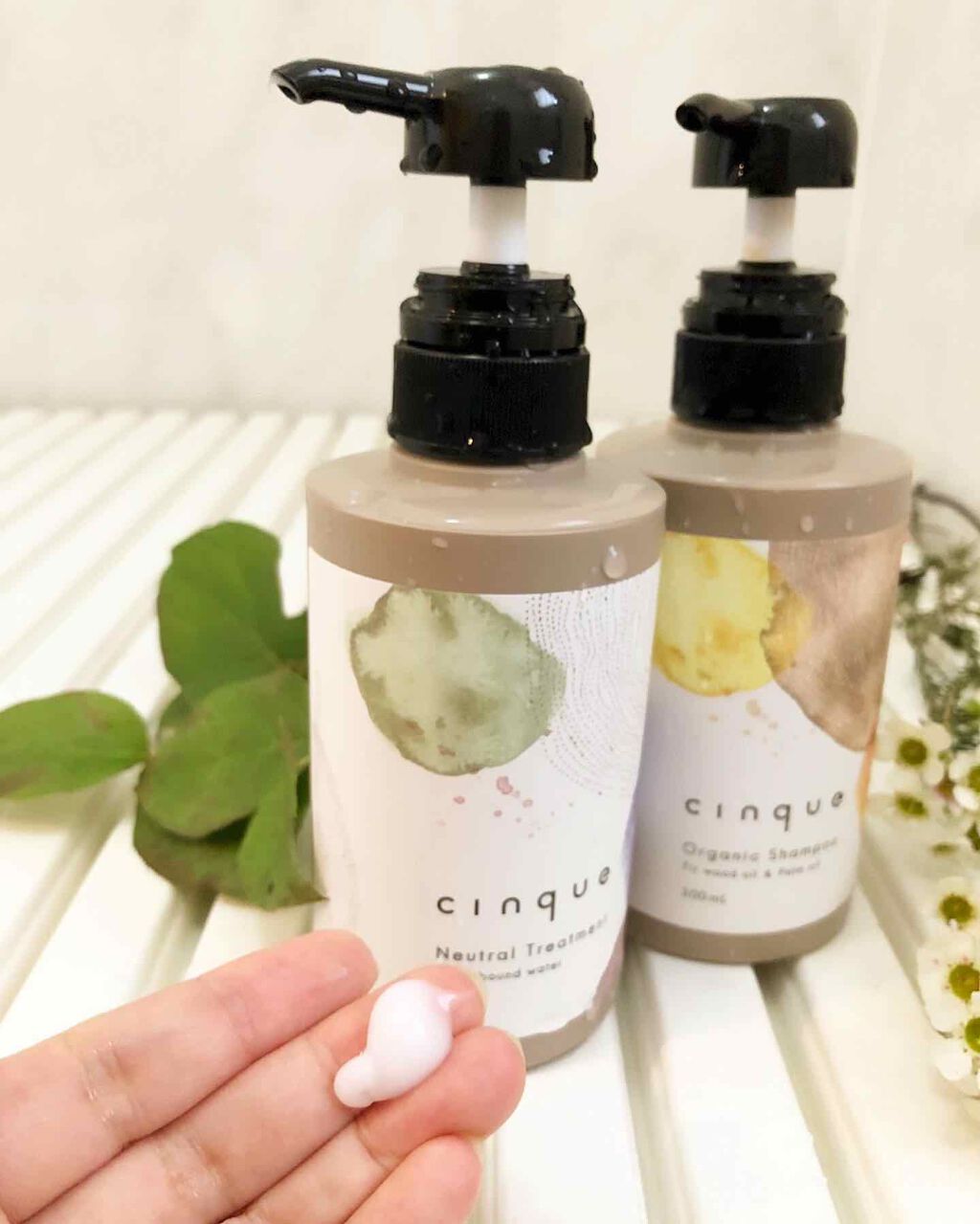 サンクオーガニックシャンプー/ニュートラルトリートメント/cinque/市販シャンプーを使ったクチコミ(4枚目)