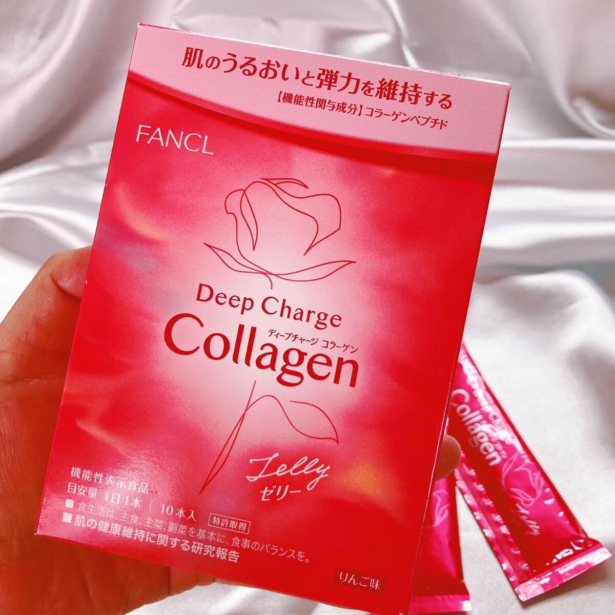 ディープチャージ コラーゲン スティックゼリー/ファンケル/美容サプリメントを使ったクチコミ(1枚目)