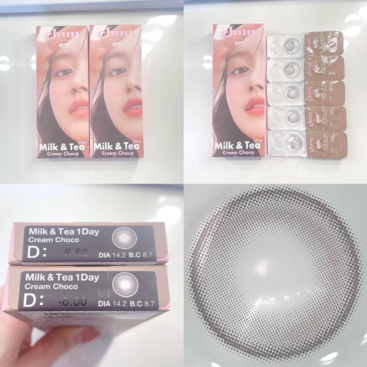 chuuLENS Milk&Tea 1day/chuu LENS/ワンデー(1DAY)カラコンを使ったクチコミ(4枚目)