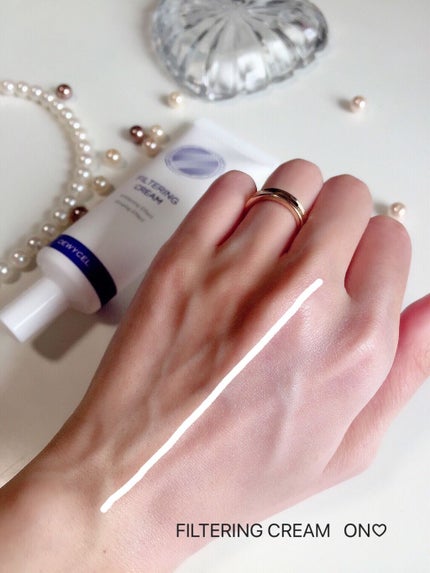 フィルタリングクリーム/DEWYCEL/日焼け止めクリームを使ったクチコミ(2枚目)