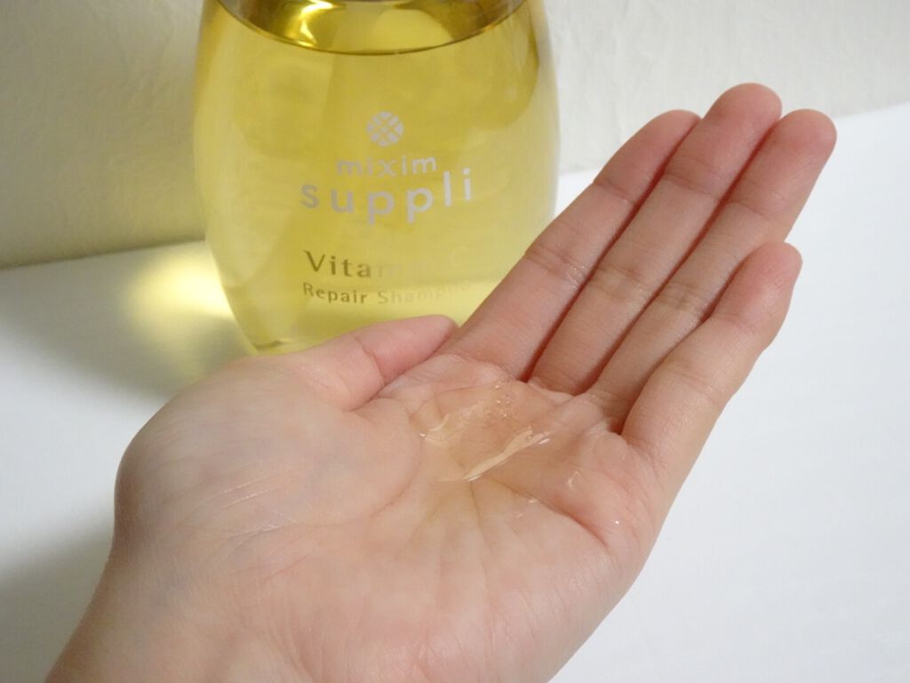 ビタミン リペアシャンプー／コラーゲン リペアヘアトリートメント シャンプー本体440ml/mixim suppli/市販シャンプーを使ったクチコミ（2枚目）