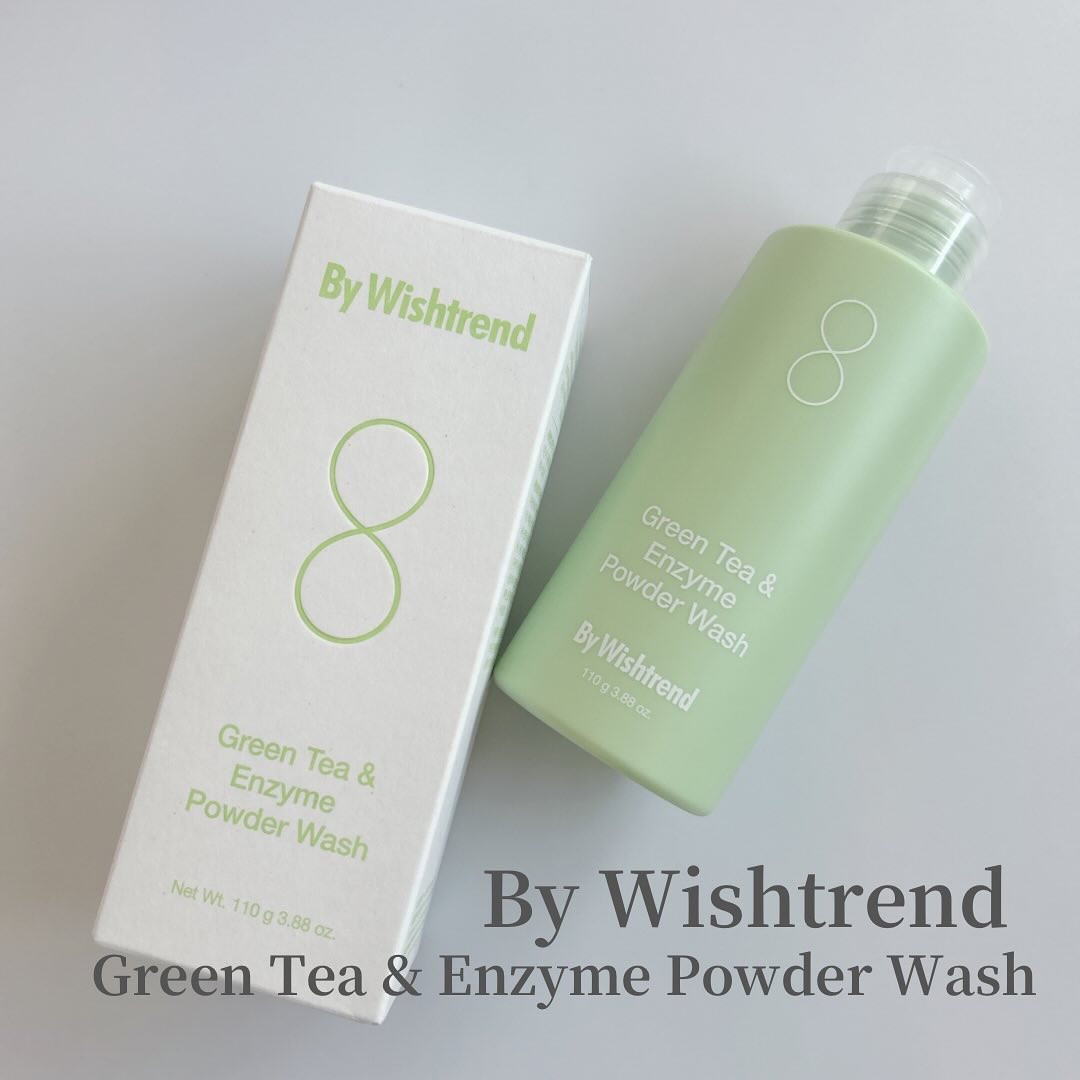 グリーンティー&エンザイムパウダーウォッシュ/By Wishtrend/洗顔パウダーを使ったクチコミ（1枚目）