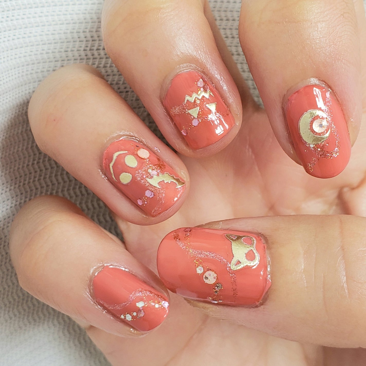 土木系おねいさん on LIPS 「日曜日もハロウィンネイル🎃💅仮装パーティーの雰囲気を目指してみ..」(4枚目)