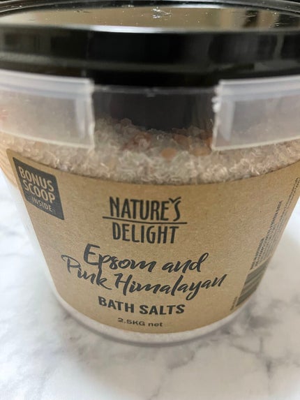 Epsom & Pink Himalayan Bath Salt/Natures Delight/無機塩系入浴剤を使ったクチコミ(1枚目)