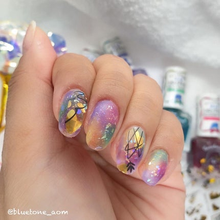 カラフルネイルズ/キャンメイク/マニキュアを使ったクチコミ(9枚目)