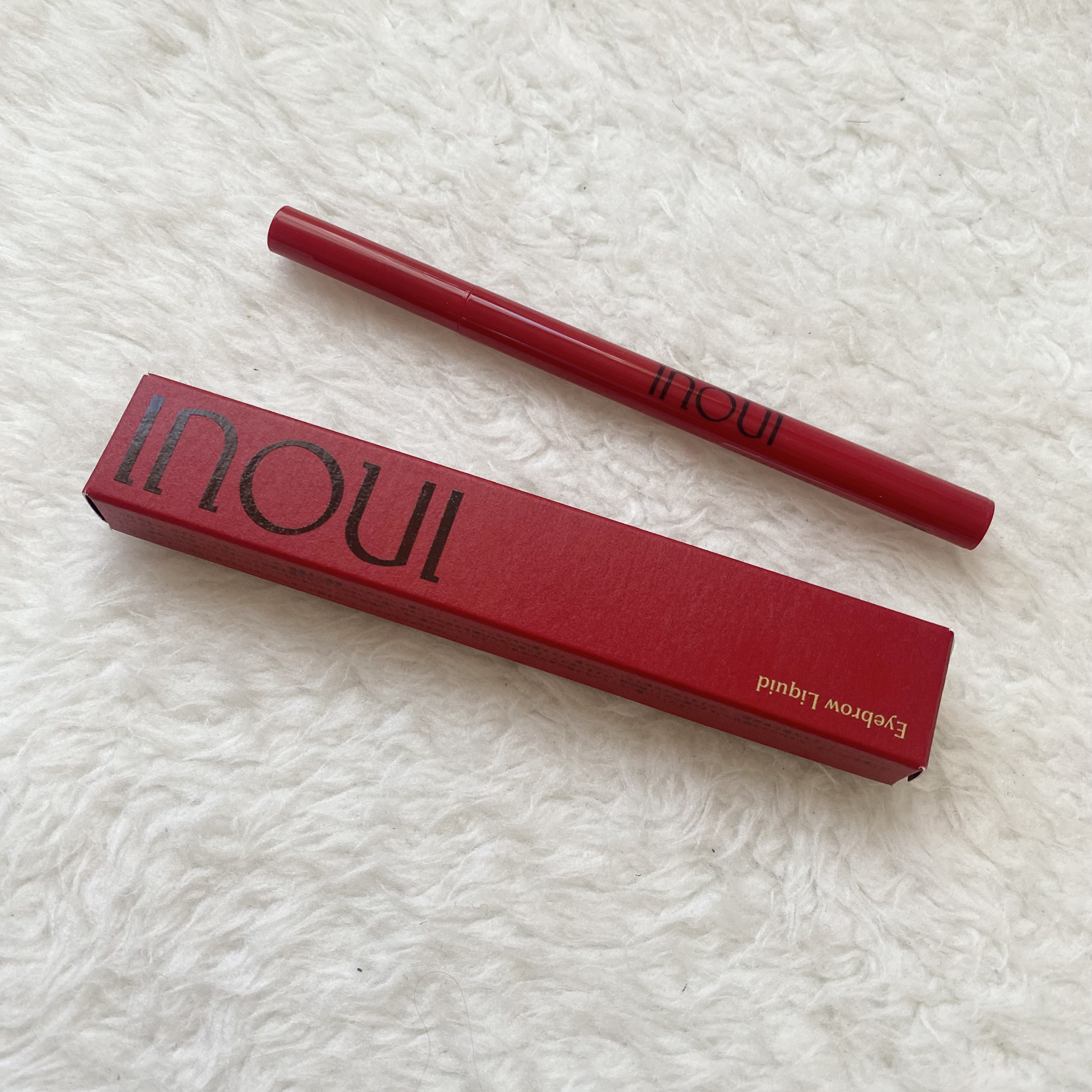 アイブロウリキッド 01 アッシュグレー/INOUI/リキッドアイブロウを使ったクチコミ（2枚目）