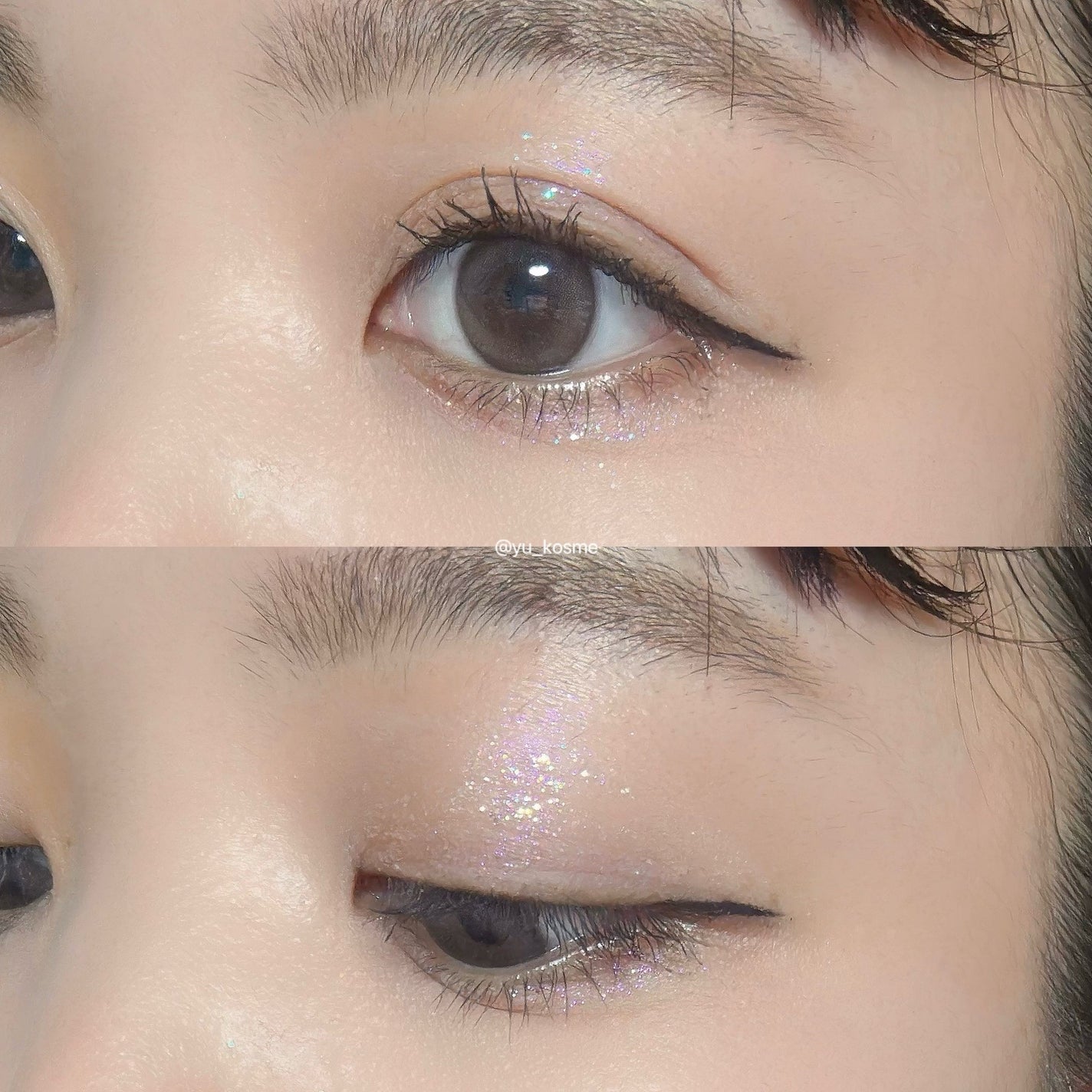 パラダイス シャイン アイ シークイン/DEAR DAHLIA/リキッドアイシャドウを使ったクチコミ(4枚目)