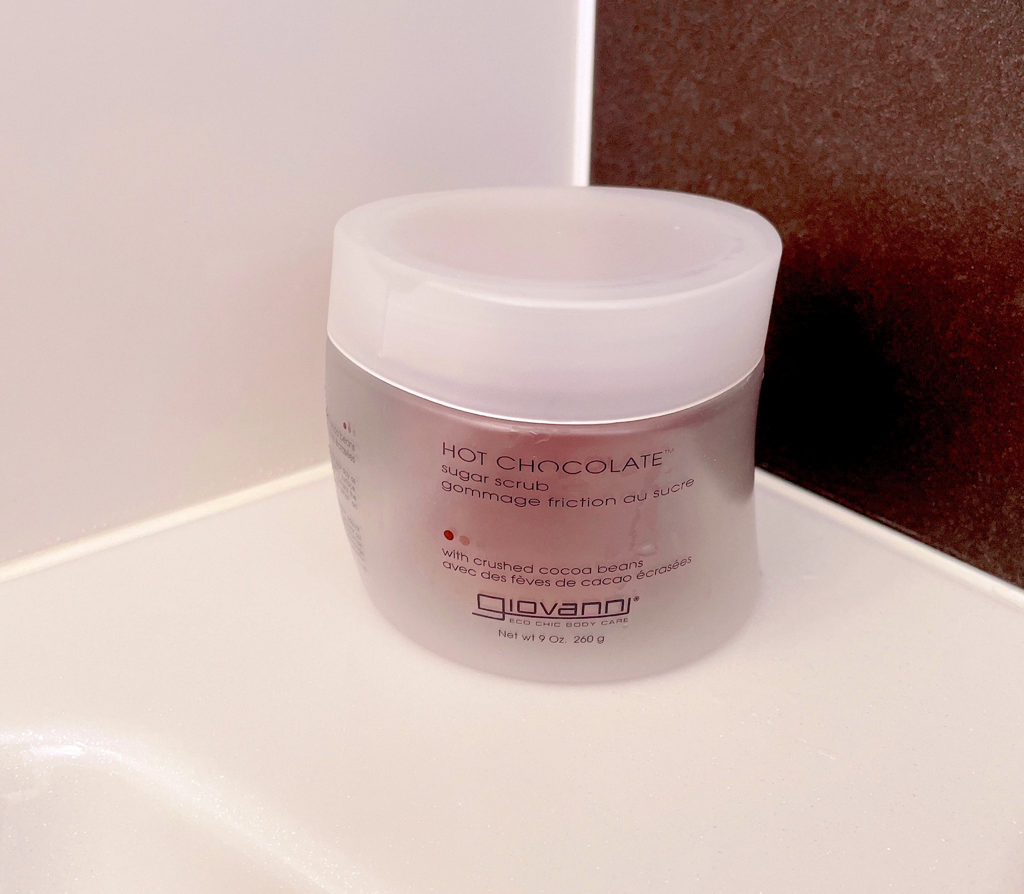 ジョヴァンニ シュガー ボディスクラブ ホットチョコレート/giovanni/ボディスクラブを使ったクチコミ（1枚目）