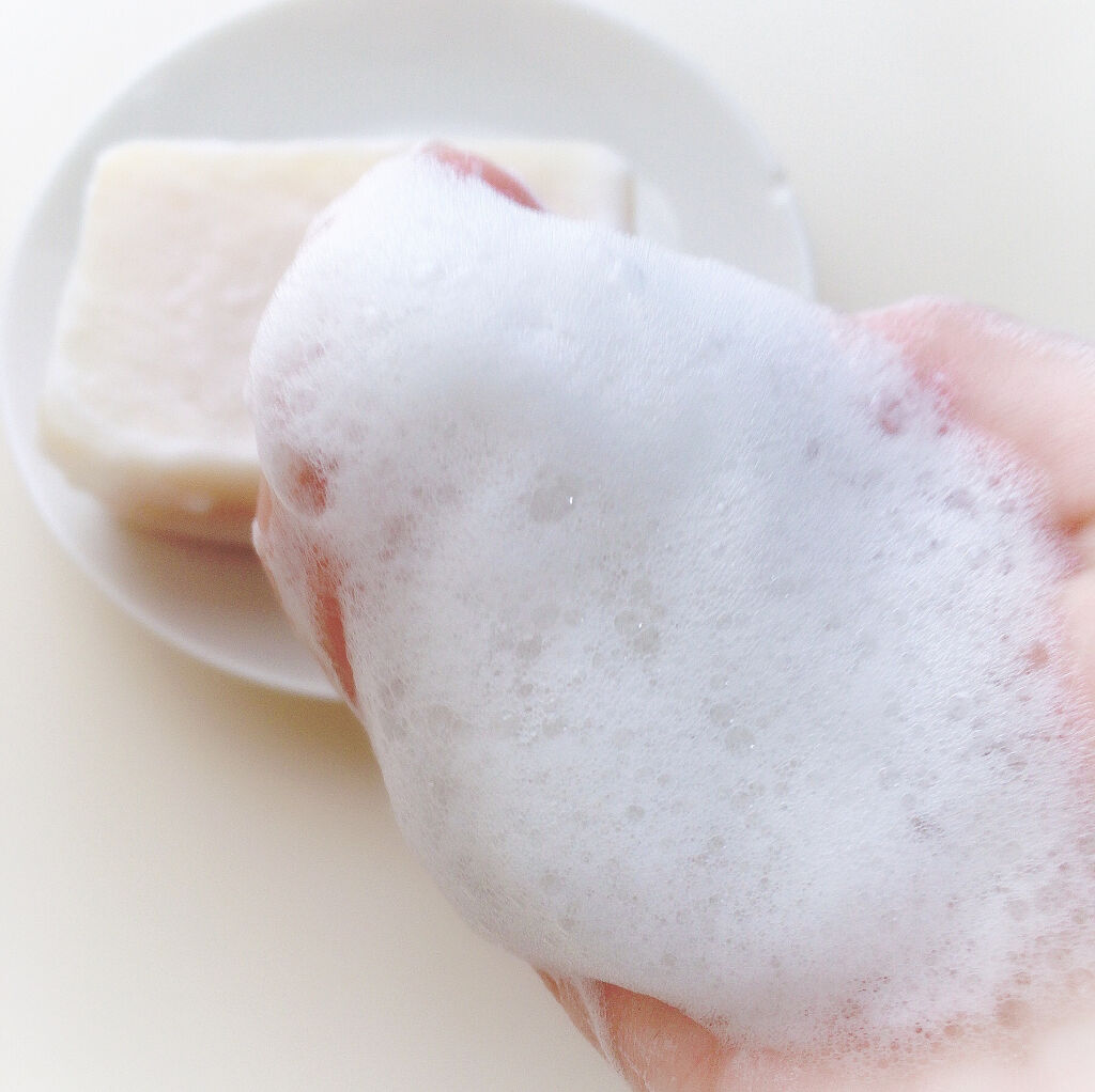 薔薇はちみつ石鹸/麗凍化粧品/洗顔石鹸を使ったクチコミ（3枚目）